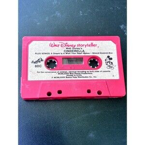 Vintage Walt Disney Cinderella Cassette Tape – Classic Read-Along Story